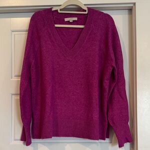 LOFT Women's Pink Sweater